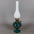 Green Florentine Porcelain Table Lamp with Opaline Glass For Sale - Image 12 of 12