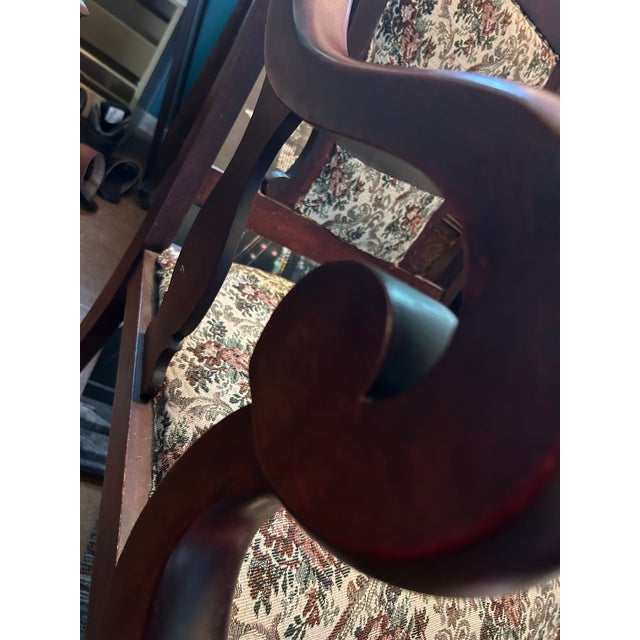 Mid-Century Modern Mid 20th Century Mahogany Armchair For Sale - Image 3 of 8