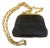 A Rare 1990s Black Satin Silk Evening Bag by Chanel For Sale