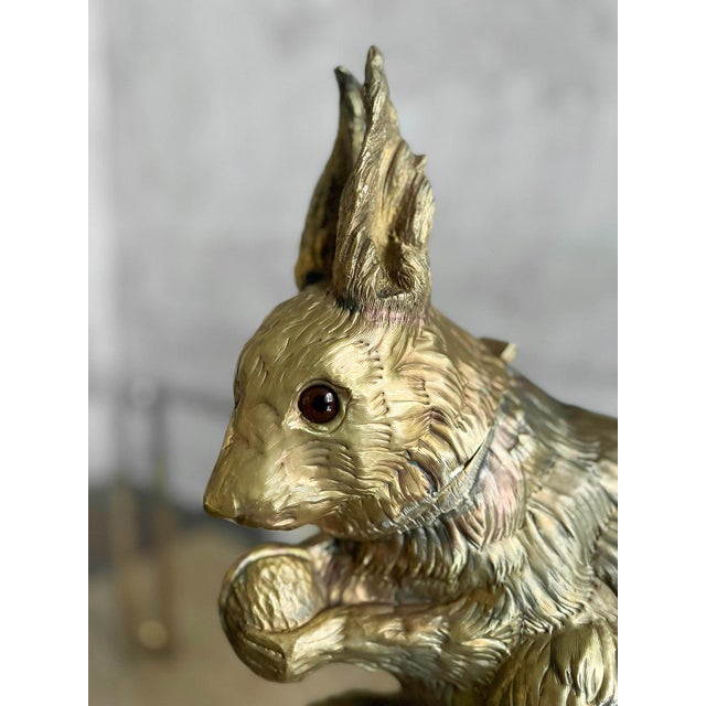 Brass Squirrel Bottle Holder, 1970s For Sale - Image 5 of 8