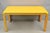 Vintage Hollywood Regency Orange Vinyl Laminate Parsons Style Dining Table Desk For Sale - Image 11 of 18