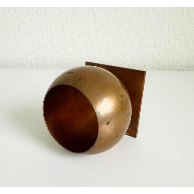 1930s Art Deco Copper Cigarette Holder by Chase For Sale In Sacramento - Image 6 of 8