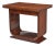 Art Moderne Exotic Woods Convertible Tea Table For Sale