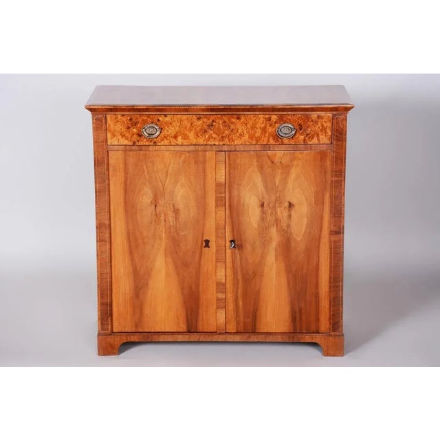 Biedermeier Cabinet in Walnut, Czech, 1840s For Sale - Image 11 of 11