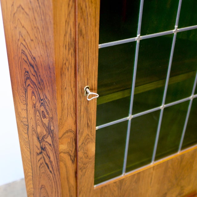 1950s Valentinsen Møbelfabrik Danish Rosewood Corner Cabinet Designed by Edvard Valentinsen For Sale - Image 9 of 10