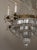 Metal Italian Empire Style 12-Light Chandelier in Brass, Crystal and Cut Glass, 1940s For Sale - Image 7 of 15