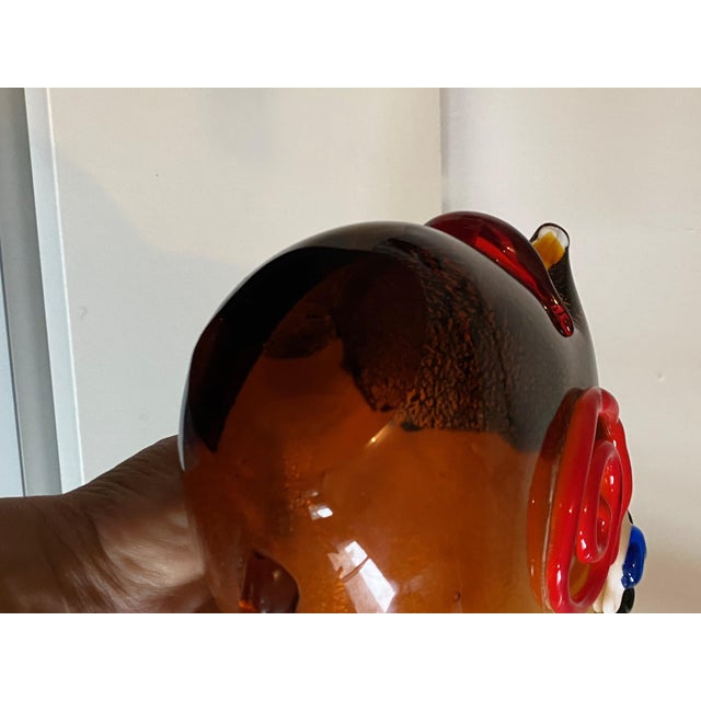 Murano Glass Fish Head Vase, 1980s For Sale - Image 9 of 18