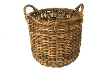 Wicker Basket Plant Potholder Cachepot or Storage