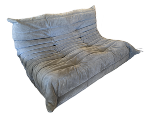Michel Ducaroy for Ligne Roset Togo Loveseat, Alcantara Chic
