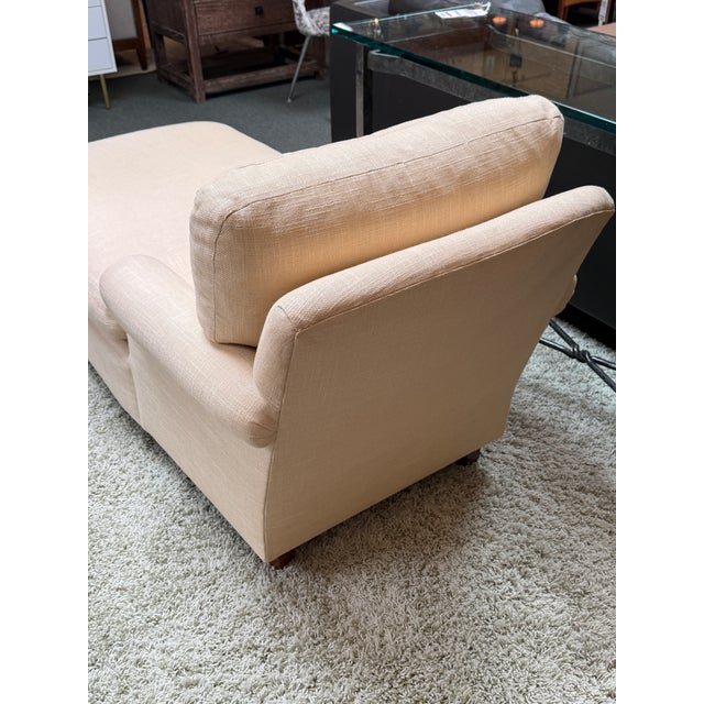Tan Pottery Barn Livingstone Chaise Lounge, Tan For Sale - Image 8 of 11