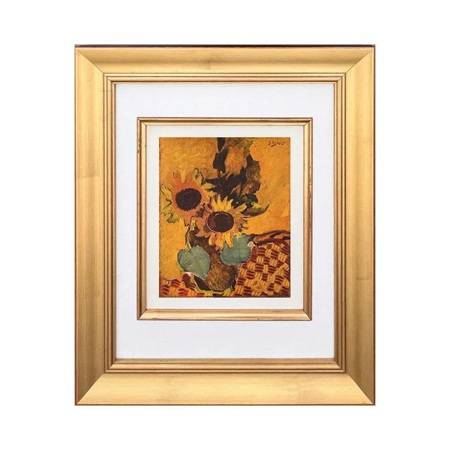 Title: Les Tournesols 21 Artist: Georges Braque Country: France Medium: HelioGravure Marks: Not signed, not numbered Paper...