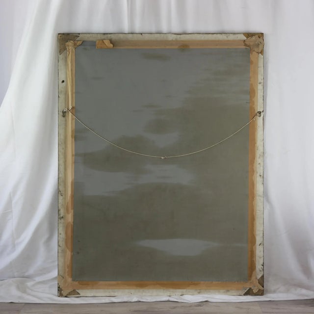 Large Framed Vintage Romantic Floral Still Life Oil Painting For Sale - Image 10 of 12