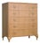 Vintage French Light Limed Chest of Drawers, 1950s For Sale