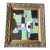 Contemporary Original Stephen Heigh Abstract Painting “Intermission” Chunky Ornate Vintage Frame For Sale