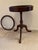 Early 20th Century 1930’s Mahogany Pedestal Felt Lined Lift Top Showcase Side Table by the Bombay Company For Sale - Image 5 of 11