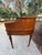 Brown Flame Mahogany Leather Top Carlton House Desk For Sale - Image 8 of 11