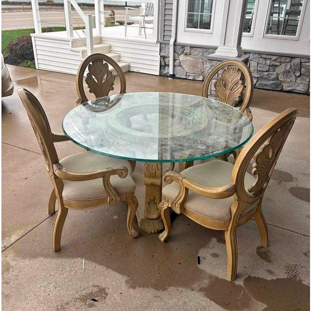 Vintage French Country 5pc Dining Set For Sale - Image 14 of 14