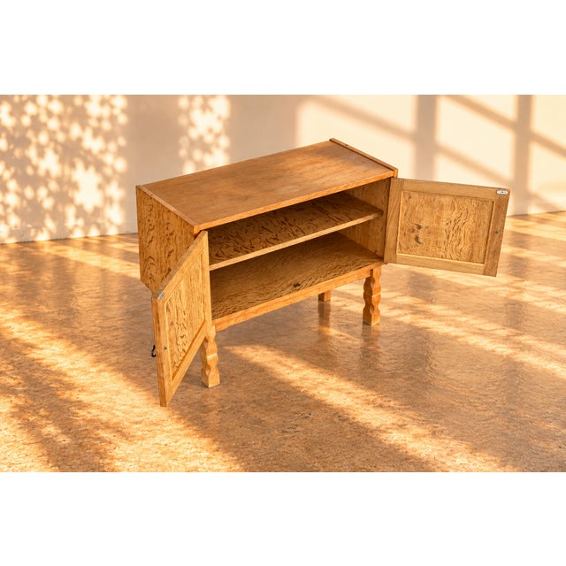 Vintage Danish Brutalist Sideboard, 1960s For Sale - Image 6 of 8