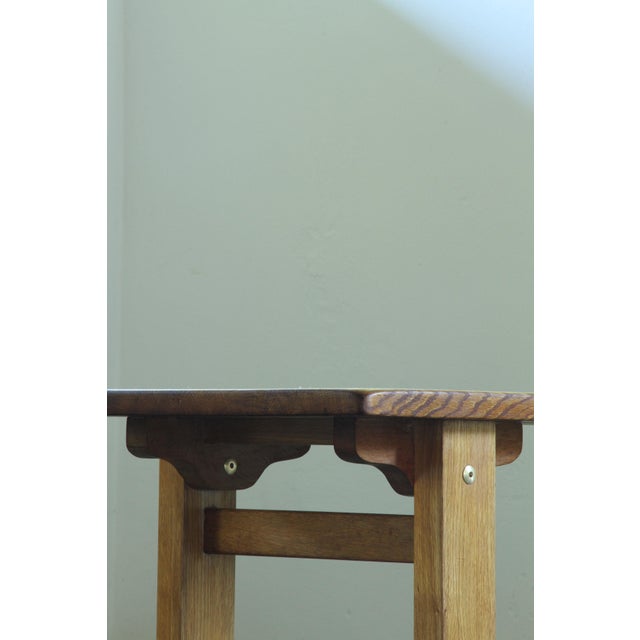 Mid-Century Modern Vintage Oak Coffee Table, 1960s For Sale - Image 3 of 18
