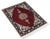 Pasargad DC Red Fine Hand Knotted Silk Rug For Sale - Image 4 of 4