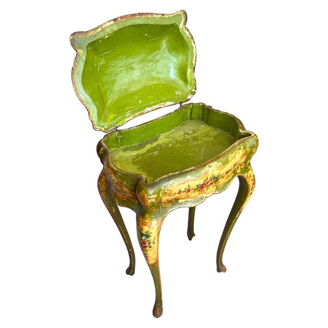 This table is not level on the top. The top can be opened for storage. The table is very lightweight and sturdy. It...