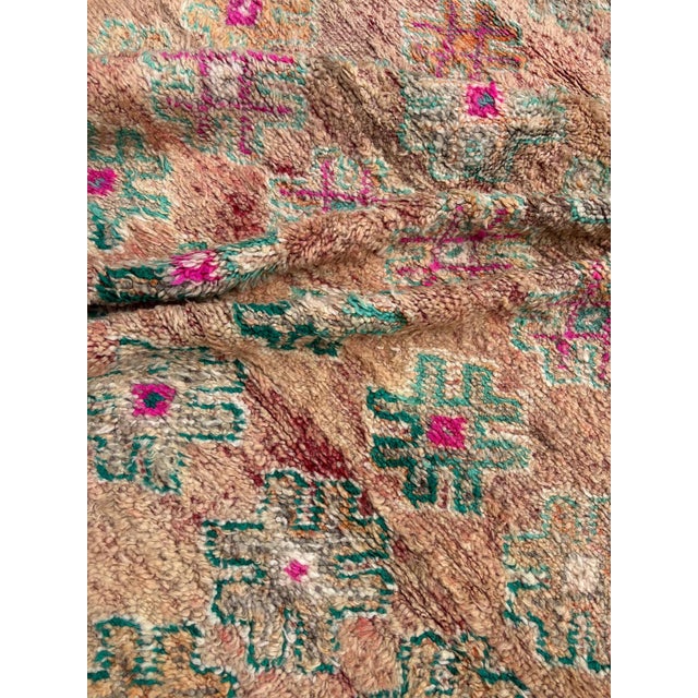1980s 1980s Boho Chic Moroccan Berber Wool Rug For Sale - Image 5 of 8