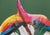 Abstract Lamar Briggs Fire Dancer, Colorful Abstract Expressionist Lithograph by Lamar Briggs 1976 For Sale - Image 3 of 5
