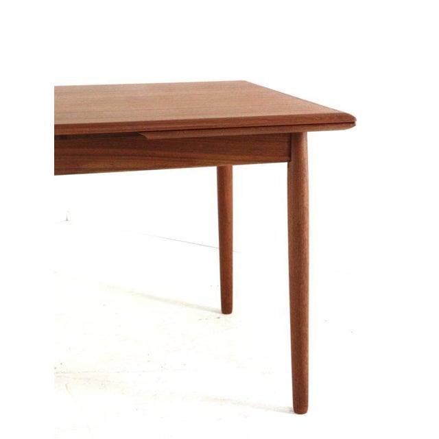 Danish Extendable Rectangular Siem Dining Table For Sale - Image 6 of 16