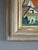 Mid-Century Modern 'Where Houses Gather' Vintage Geometric Abstract Street Scene Oil Painting by Swedish Artist Wilhelm Wik (1897-1987), Framed For Sale - Image 6 of 12