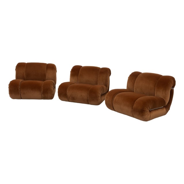 Velasquez Lounge Chair by Rino Maturi for Mimo Padova, 1970s For Sale