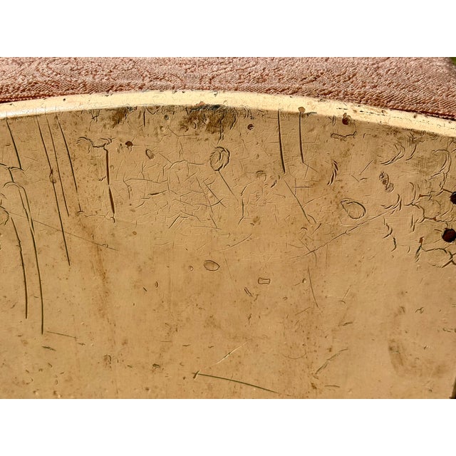 1940s Primitive Folk Art Peter Hunt Foot Stool Bench For Sale - Image 12 of 17