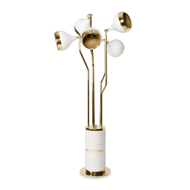 Hanna is a vintage floor lamp that will suit perfectly in your mid-century modern living room or vintage retro design...