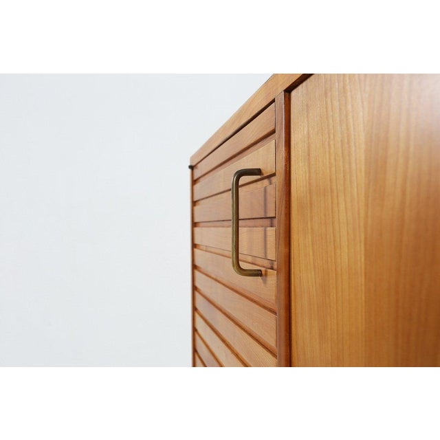 Brown Mid-Century French Sideboard in Cherrywood, 1950s For Sale - Image 8 of 18