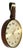 Junghans Brass Wall Clock with Leather Strap, 1960s For Sale
