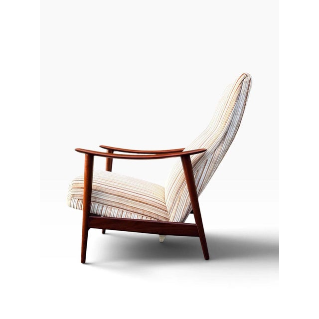 Blue Arnt Lande Combi Star Rocking Recliner Lounge Chair for Stokke, Circa 1960s For Sale - Image 8 of 15