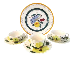 Vintage Stangl Pottery Serving Set- 7 Pieces