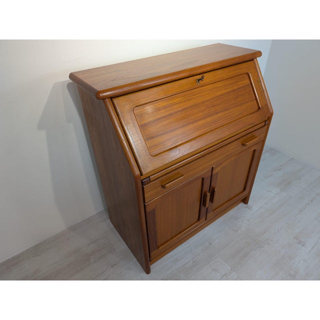 Secretary Desk in Teak For Sale - Image 5 of 15