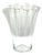 Monumental Scandinavian Clear Glass Floor Vase attributed to Holmegaard, 1970s For Sale