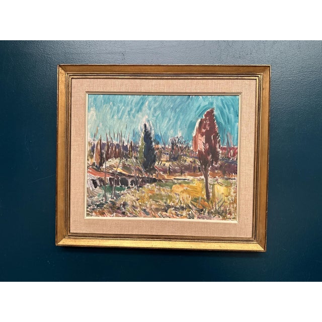 A. Roos, Landskap, 1960s, Oil on Panel, Framed For Sale - Image 12 of 18