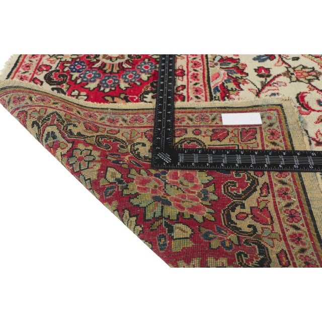 Mid 20th Century Mid 20th Century Vintage Persian Sarouk Rug, 09'04 X 12'03 For Sale - Image 5 of 9