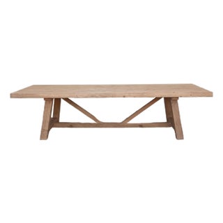 The Dordogne, 120"Long Tavern Style Trestle Table For Sale