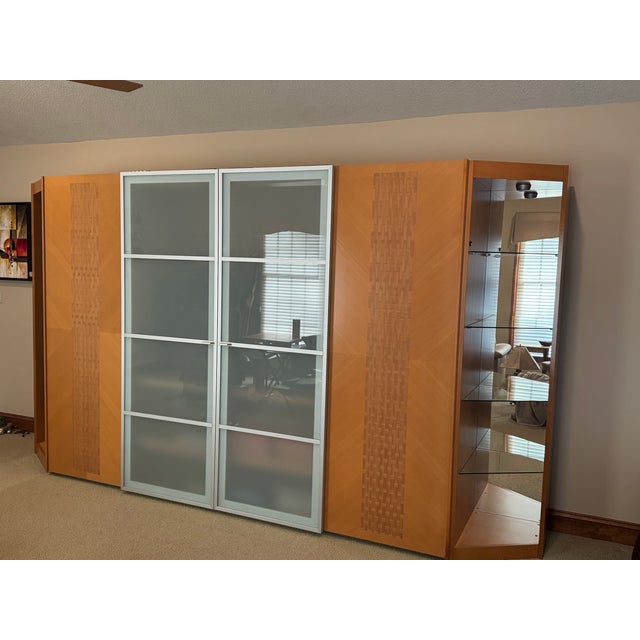 Wood Vintage Italian Entertainment / Storage Unit For Sale - Image 7 of 10
