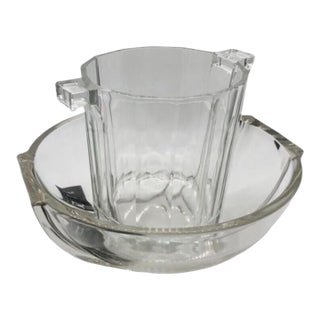 Vintage Moet & Chandon Petite Liquorelle Champagne Chiller Ice Bucket and Bowl For Sale