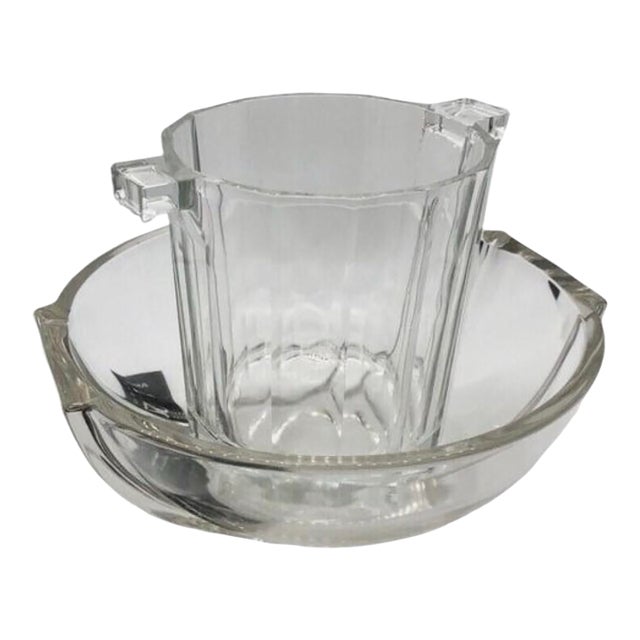 Vintage Moet & Chandon Petite Liquorelle Champagne Chiller Ice Bucket and Bowl For Sale