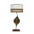 Mid-Century Table Lamp with Natural Leaf-Motifs, France, 1960s For Sale - Image 4 of 8