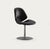 Salto and sigsgaard council family salon chair base: graphite, duo upholstery: front: nevada black + back: re-wool 198 for...