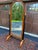 French Empire Style Arched Cheval Mirror For Sale In Cleveland - Image 6 of 12