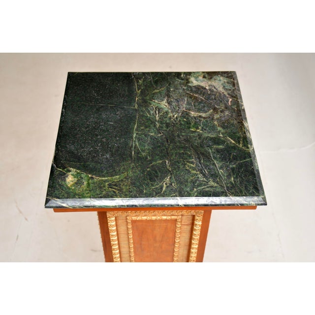 French Marble Top Pedestal Column, 1960s For Sale - Image 4 of 10