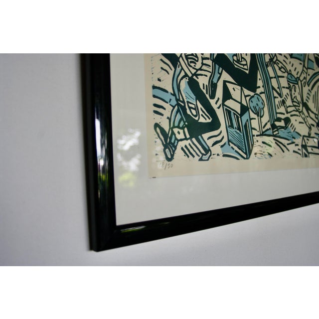 Antonio Ségui, The Traveler Without Luggage, 1991, Linocut For Sale - Image 4 of 10