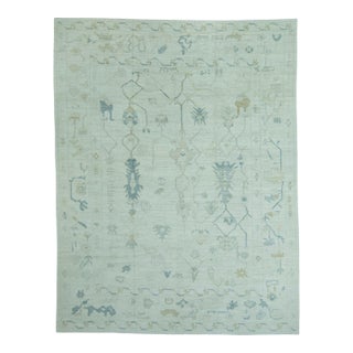 Turkish Oushak Rug 12'1" x 15'8" #19263 For Sale